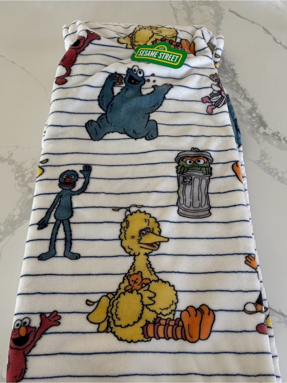 Sesame Street Soft Plush Character Blanket